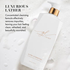 Creamy lather from Goldie Locks shampoo cleanses gently without weighing hair down.