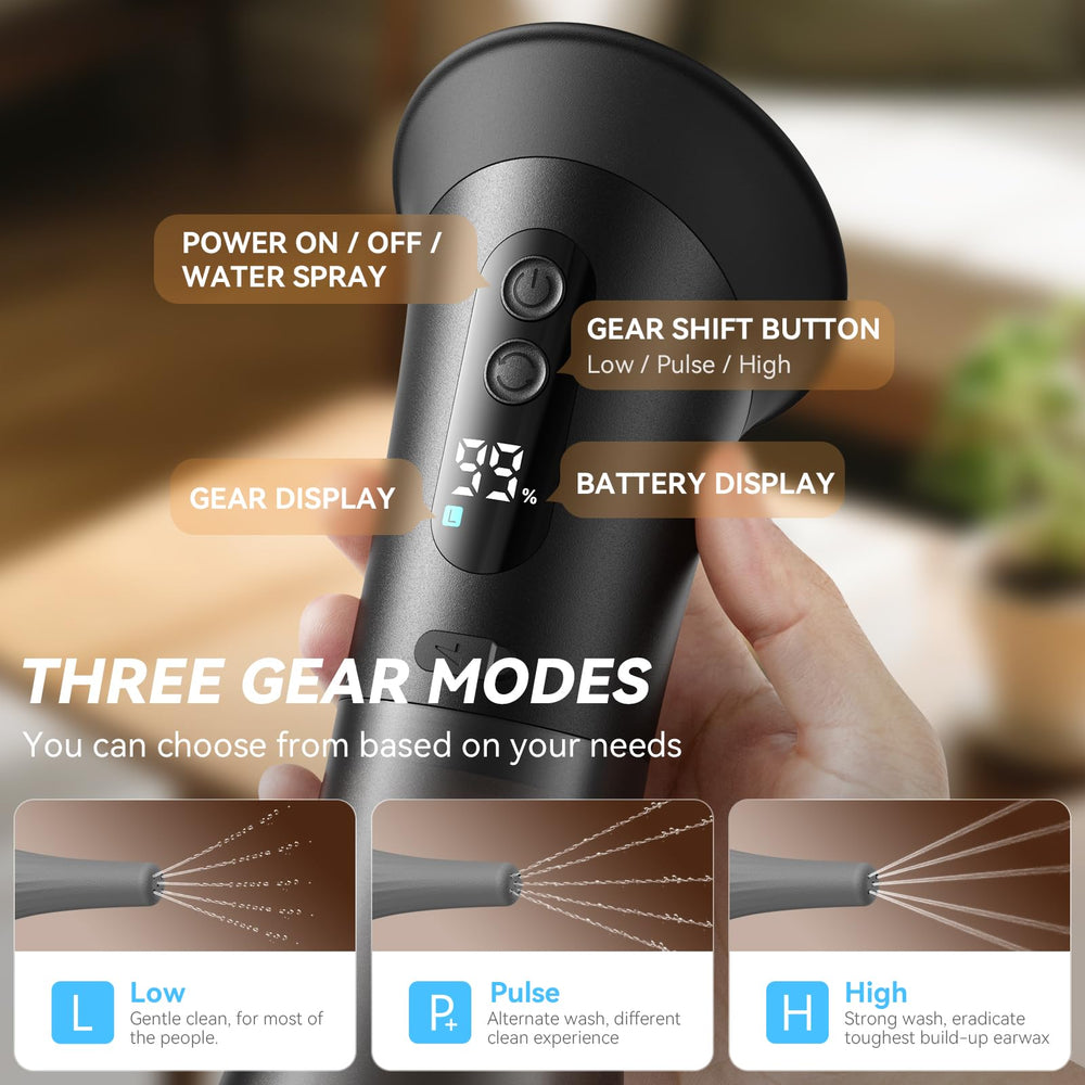 GOLFOEE nozzle set provides 1-hole, 3-hole, and 5-hole spray options.
