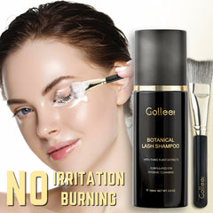 GOLLEEPRO Lash Shampoo used at home with easy routine for lashes.