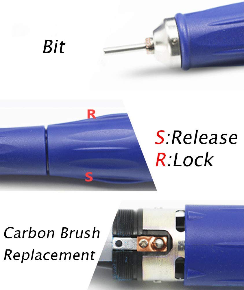 Goluao drill attachments for shaping, polishing, and cuticle cleanup.