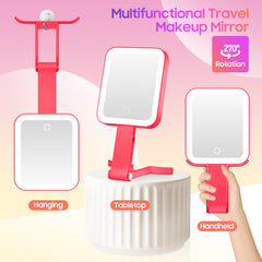 GOMIPURU magnifying mirror with 3-color lights for versatile illumination