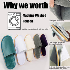 GONG GONG individually wrapped slippers emphasize hygiene and convenient guest packaging.