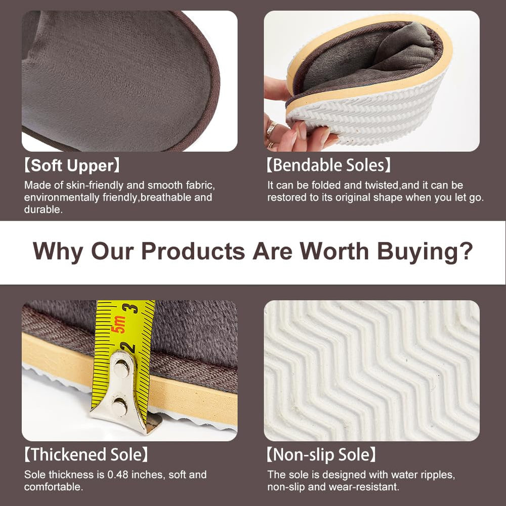 GONG GONG washable slippers image showcases easy-care and reuse.