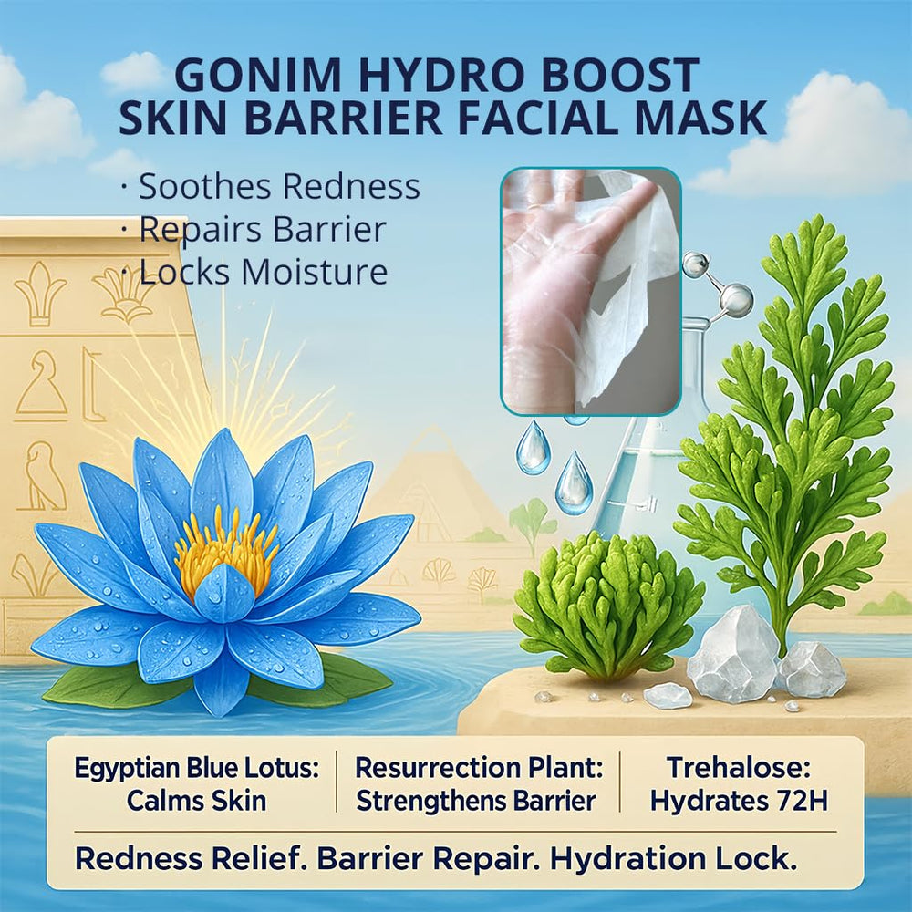 GONIM face mask travel essentials for on-the-go hydration