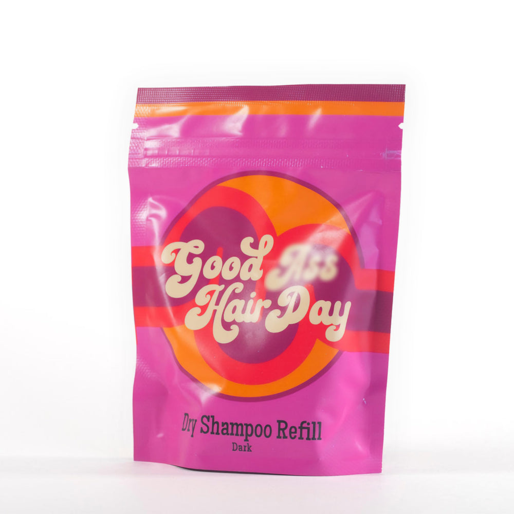 Good Ass Hair Day refill pouch ready for easy, year-long refills.