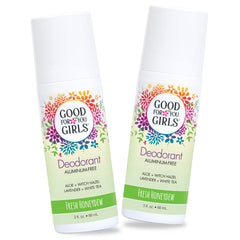Good For You Girls Fresh Honeydew deodorant bottle for kids, aluminum-free formula.