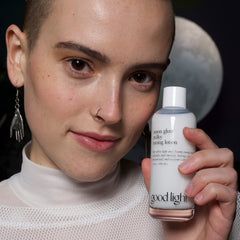 Good Light Moon Glow Milky Toner vegan clean beauty packaging.
