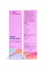 Good Molecules Gentle Retinol Cream resealable packaging preserves formula.