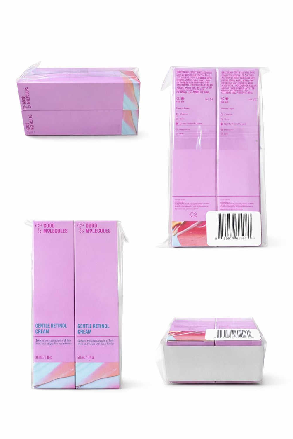Good Molecules Gentle Retinol Cream with routine-friendly packaging.