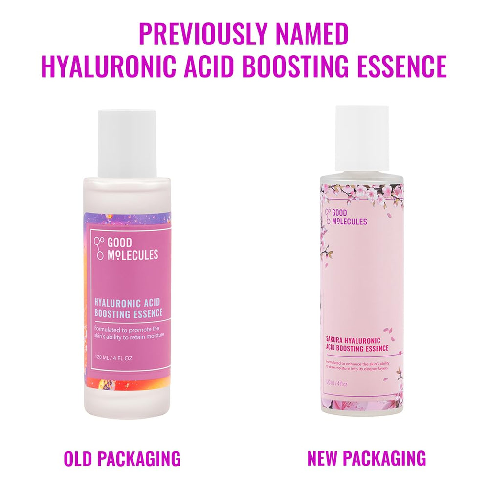 Good Molecules Sakura Hyaluronic Acid Boosting Essence routine pairing for daily skincare