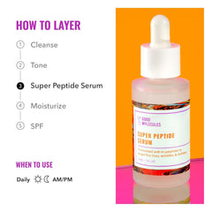 Good Molecules serum under ambient light emphasizes rapid absorption for a weightless skin layer