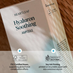 GOODAL Heartleaf Hyaluron Ampoule bottle supports daily routine.
