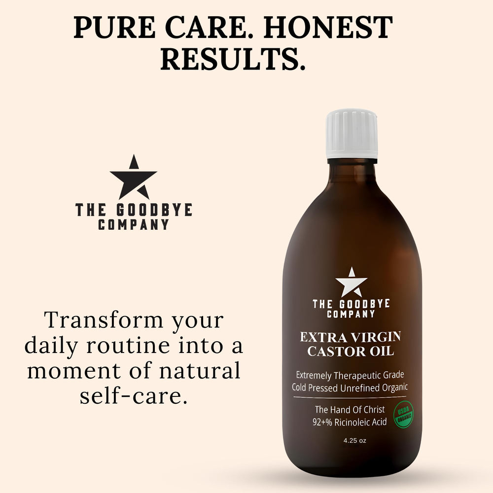 Goodbye Company castor oil suitable for digestion use and wellness routines