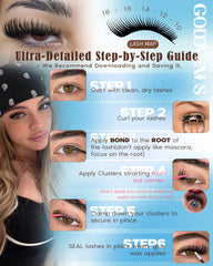 Easy-glide glue from Goddvenus for smooth, secure lash application.