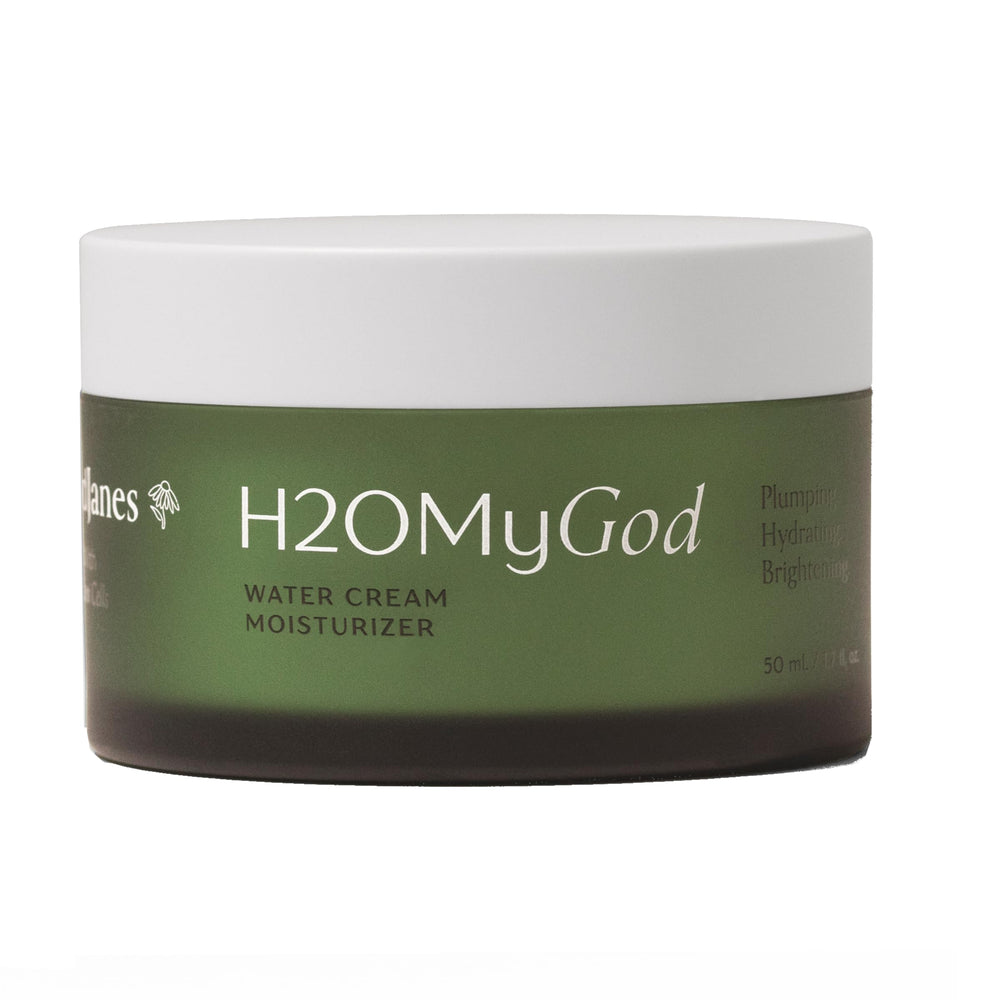 GOODJANES H2O My God Water Cream bottle showing lightweight hydration for daily use