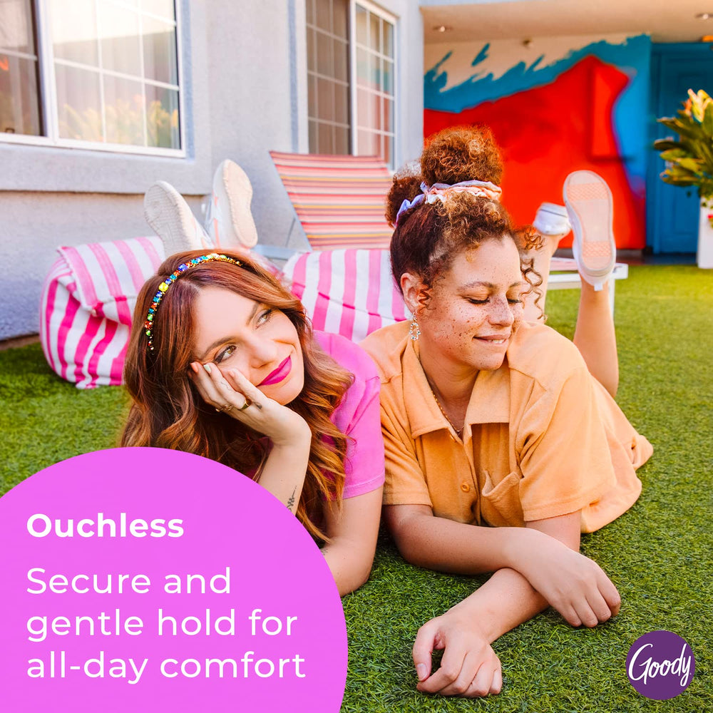 Goody Ouchless Flex Thin headband two-color pack enables versatile outfit pairing.
