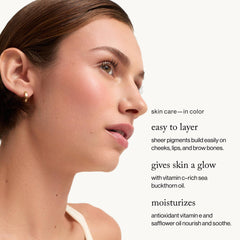 goop Beauty Cream Blush texture closeup highlights creamy, blendable formula.