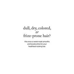 goop Beauty Hair Mask after-use hair smoothing for a shinier, more manageable texture.