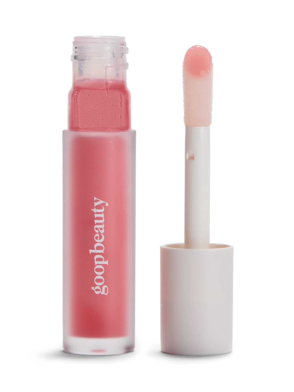 goop Beauty Hydra-Barrier Gloss bottle highlights hydrating shine for lips