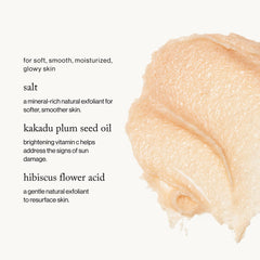 Goop Beauty Microderm Body Polish quartz, garnet, hydrated silica for deeper exfoliation.