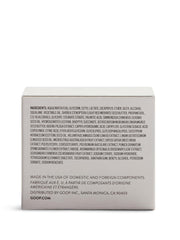 goop Beauty Nourishing Face Cream flat lay with jar, product in elegant display.