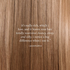 Goop coconut and castor oil ingredients visual showing nourishing care