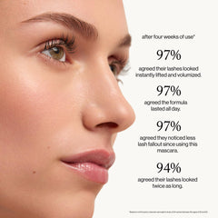 goop Featherlash swatch demonstrates length and curl with a clean, nourishing formula.