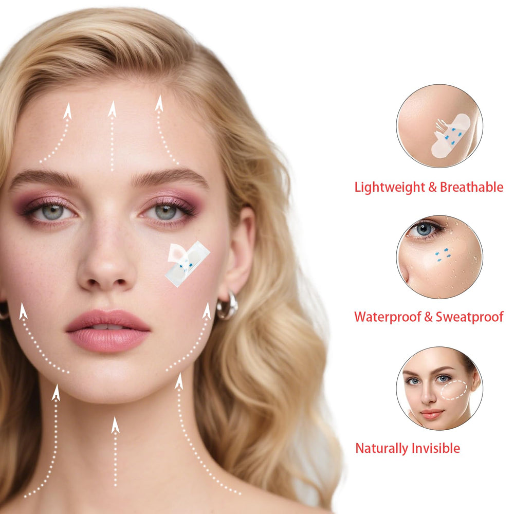 Gooprad adhesive close-up clear film texture and skin-friendly hold benefit