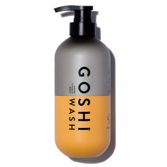 GOSHI bottle with pump offers a refreshing cleanse for all skin types.