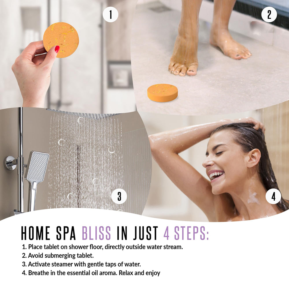 GOSSBY Citrus steamer delivers bright, energetic shower moments.
