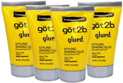 Got2B Glued Spiking Glue bottle close-up for strong hold and dramatic spikes.
