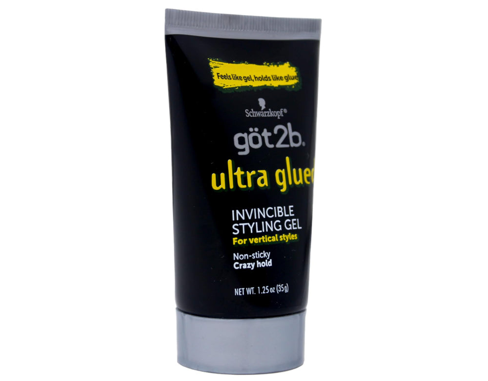 Got2B Ultra Glued Invincible Styling Gel 3-pack bottle cap for precise application