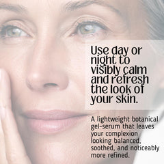 Grace & Balance VANISH serum with witch hazel and botanicals for soothing skin.