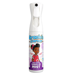 Gracie's Corner Rice Water Leave-In Mist bottle for nourishing curls and frizz control.