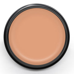 Graftobian HD Glamour Creme Foundation bottle closeup showing weightless finish.