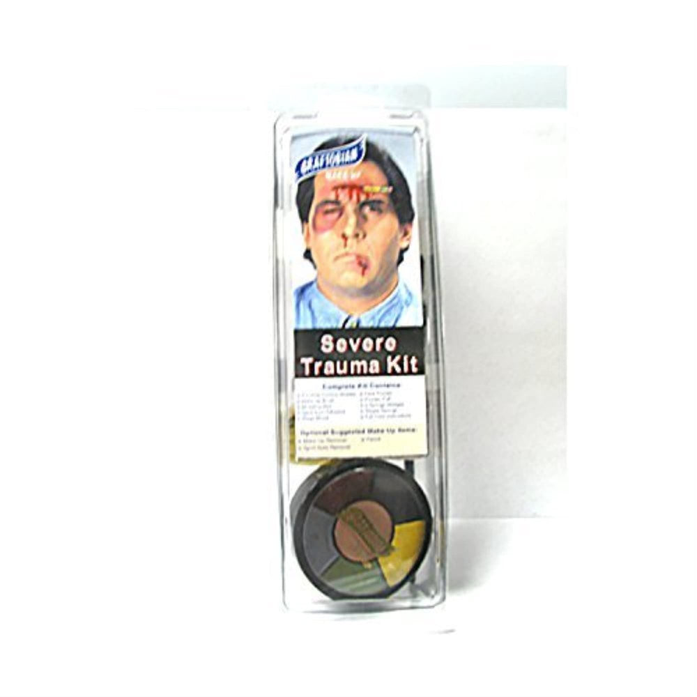 Graftobian trauma kit prosthetics for realistic wounds and secure adhesion
