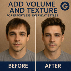 Grain Sea Salt Spray for Men close-up highlights beachy texture and flexible hold.