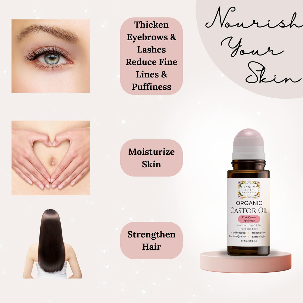 Single-ingredient castor oil from Grandma Flo's Naturals