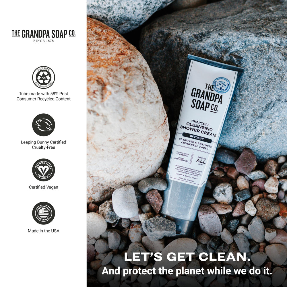 The 2-pack display image reinforces value for family cleansing routines.