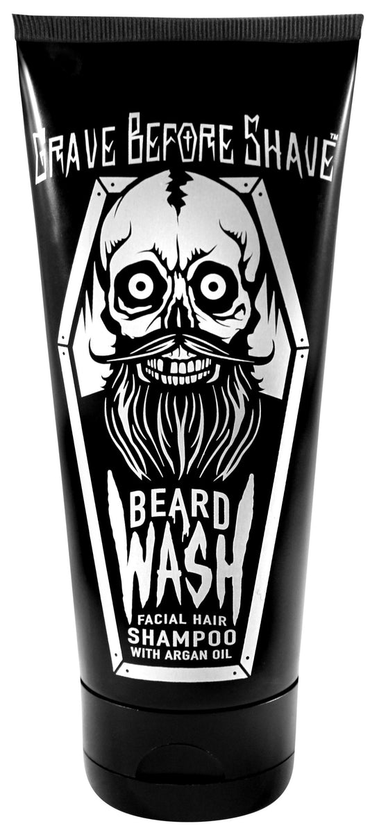 Grave Before Shave beard wash shampoo 6oz tube for a clean, hydrated beard.