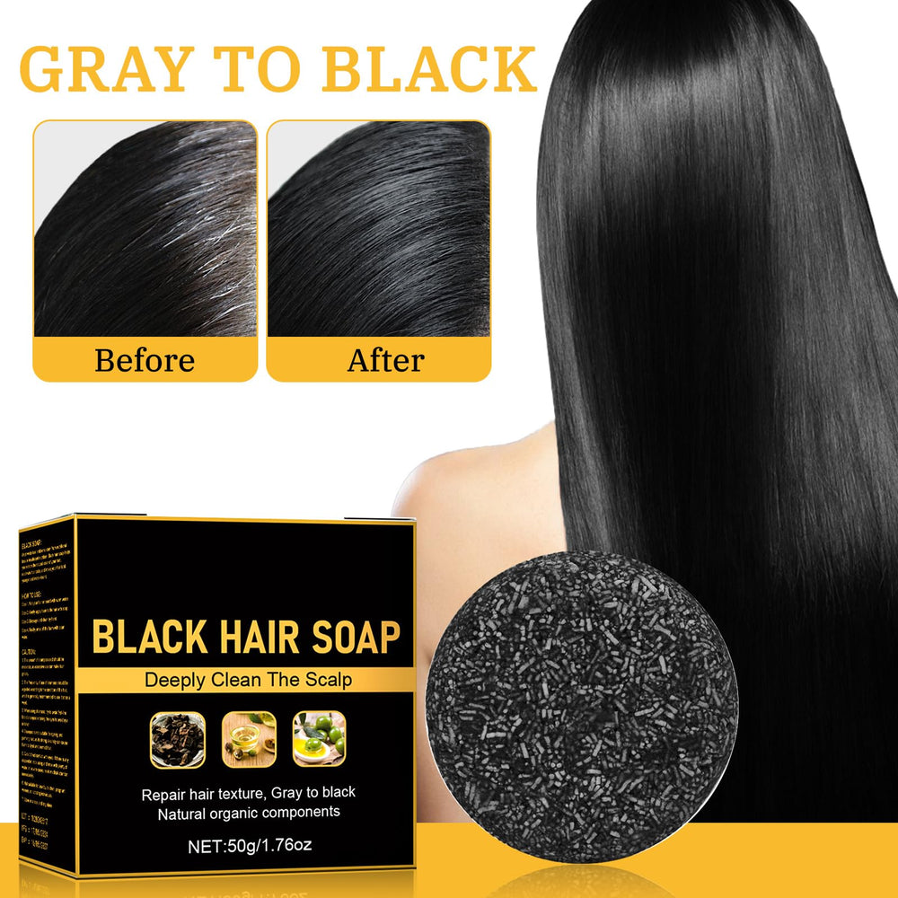 Texture detail of Gray Hair Reverse Bar with nourishing ingredients.