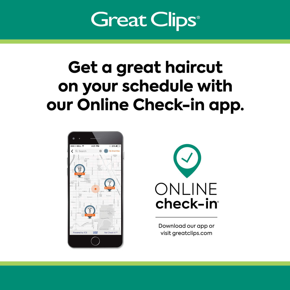 GREAT CLIPS Nourishing Shampoo daily-use scene on bathroom shelf