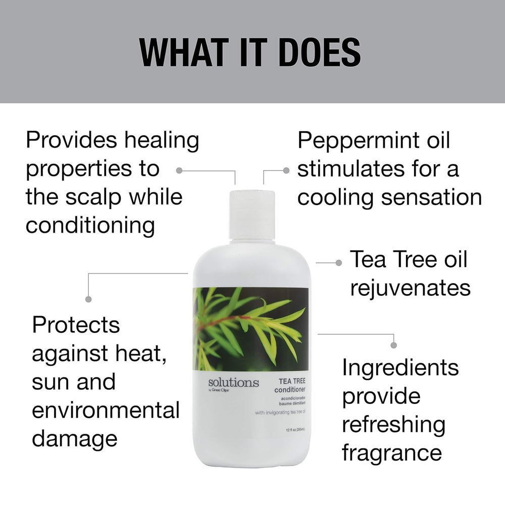 Label close-up shows tea tree and peppermint oils for a cooling scent.