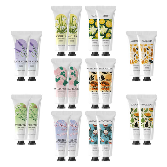 Green Canyon Spa Hand Cream 20-pack display with versatile mini lotions for daily use.