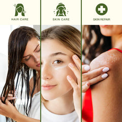 Green Leaf Naturals Amazing Aloe Gel after sun care on exposed skin