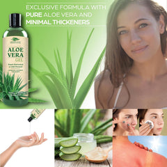 Green Leaf Naturals Amazing Aloe Gel hair care application smooth ends