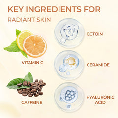 Green Luxe Skin glow after application hints at refreshed, healthy-looking mature skin.