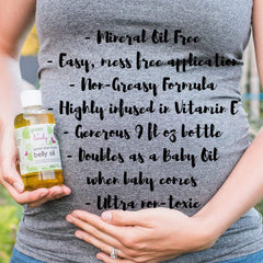 Green + Lovely almond oil nourishes and supports skin elasticity.