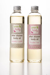Green + Lovely lavender rose scent hydrates skin during routine.