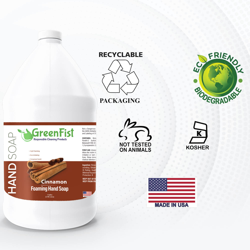 GreenFist made in USA label reinforces trusted sourcing and product safety.